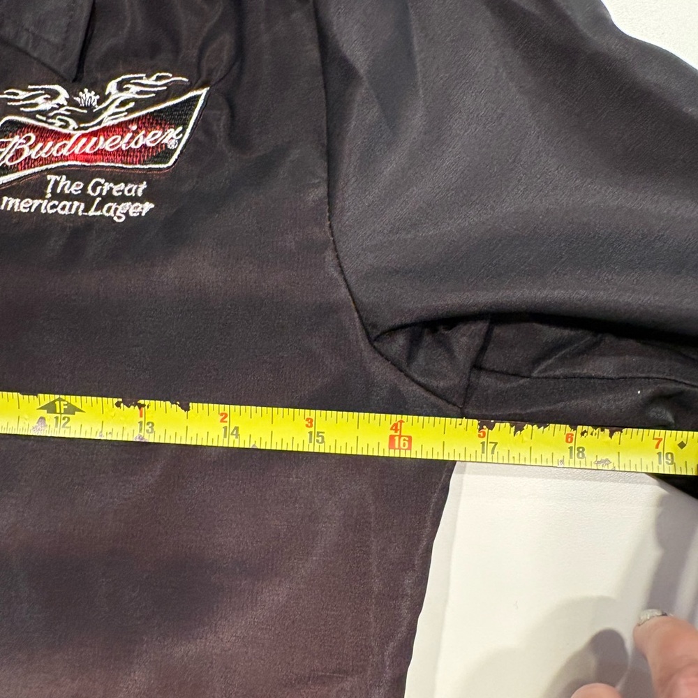 Ladies Budweiser Rodeo Flames Blouse Size Small. - Picture 6 of 7